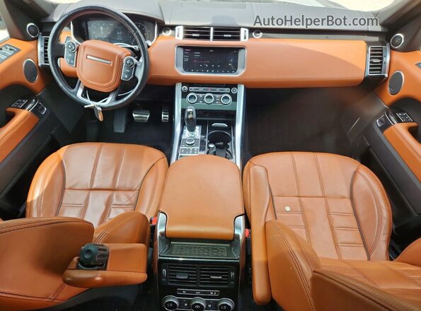 SALWV2FV7HA125361 2017 LAND ROVER RANGE Silver Առջևի վահանակի տեսք