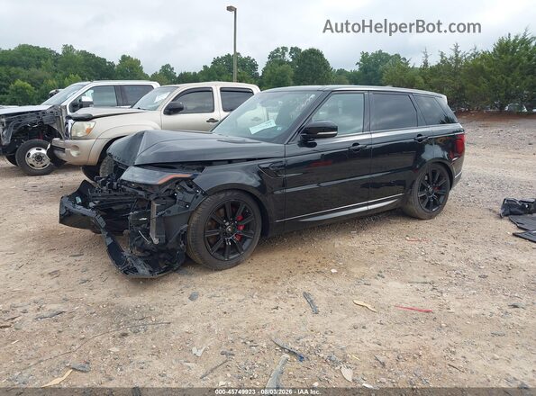SALWV2SV7KA416262 2019 LAND ROVER RANGE ROVER SPORT Black Առջևի ձախ երեք քառորդ տեսարան