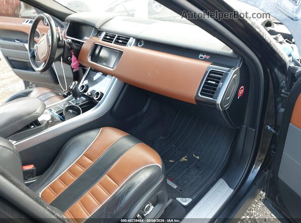 SALWZ2EF7GA101705 2016 LAND ROVER RANGE ROVER SPORT Черный Вид салона спереди