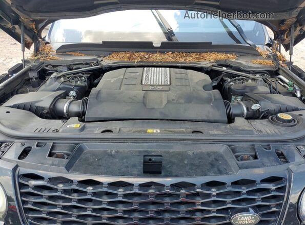 SALWZ2FEXHA125794 2017 LAND ROVER RANGE Black Vista del compartimento del motor