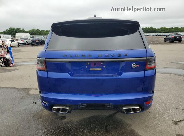 SALWZ2SE7KA817105 2019 LAND ROVER RANGE Blue Հետևի տեսք