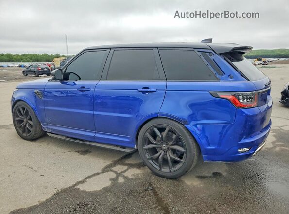 SALWZ2SE7KA817105 2019 LAND ROVER RANGE Blue Հետևի ձախ