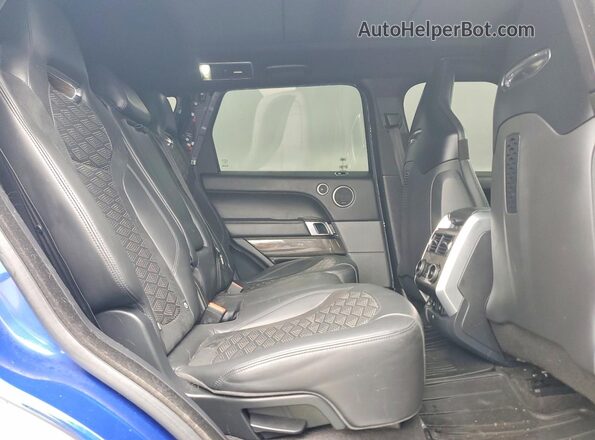 SALWZ2SE7KA817105 2019 LAND ROVER RANGE Blue Սալոնի հետևի տեսք