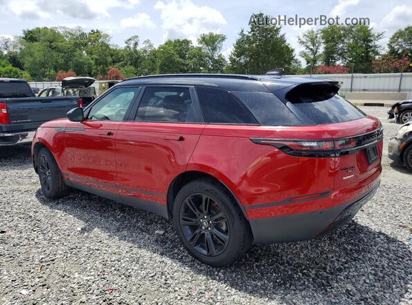 SALYB2EX2KA207459 2019 LAND ROVER RANGE Burgundy Trasero izquierdo
