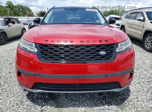 SALYB2EX2KA207459 2019 LAND ROVER RANGE Burgundy Vista frontal