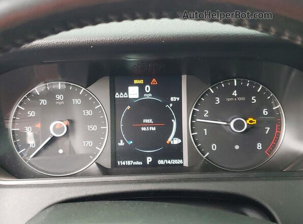 SALYB2EX3KA206532 2019 LAND ROVER RANGE White ხელსაწყოთა პანელის ხედი