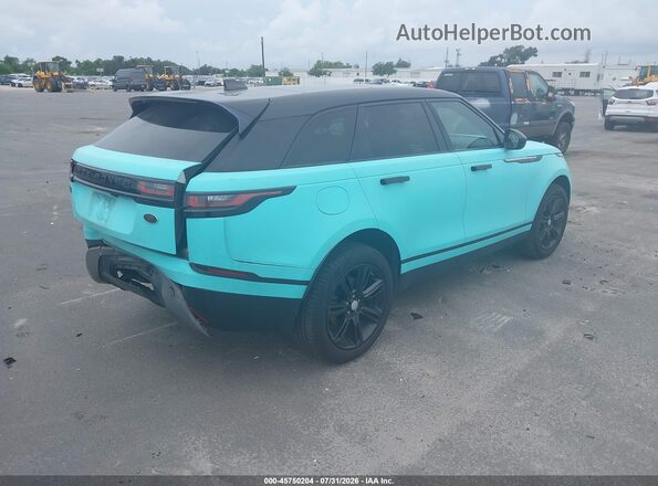 SALYB2EX3KA782833 2019 LAND ROVER RANGE ROVER VELAR Turquoise Trasero derecho