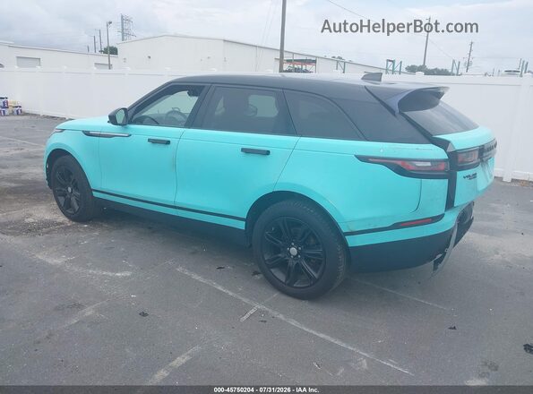 SALYB2EX3KA782833 2019 LAND ROVER RANGE ROVER VELAR Turquoise Trasero izquierdo