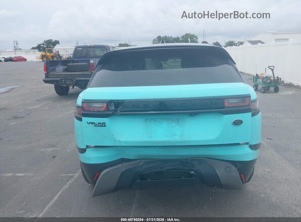 SALYB2EX3KA782833 2019 LAND ROVER RANGE ROVER VELAR Turquoise Vista frontal