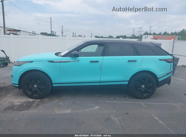SALYB2EX3KA782833 2019 LAND ROVER RANGE ROVER VELAR Turquoise Vista interior de 360 grados