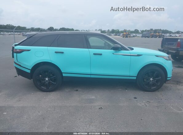 SALYB2EX3KA782833 2019 LAND ROVER RANGE ROVER VELAR Turquoise Vista interior trasera