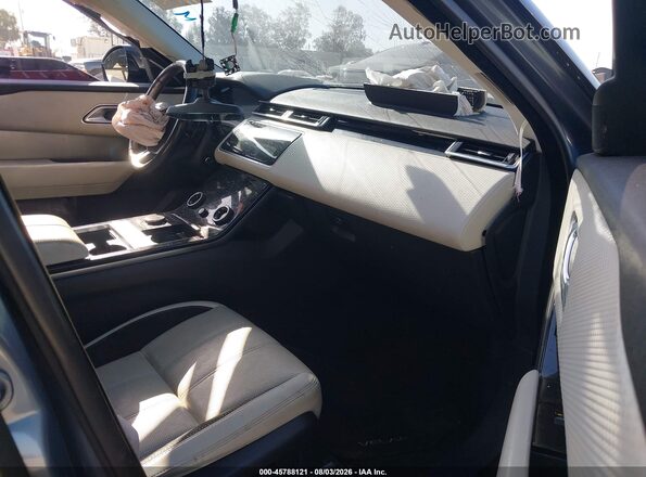 SALYB2EX3LA296234 2020 LAND ROVER RANGE ROVER VELAR Light Blue წინა სალონის ხედი