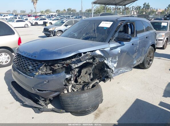 SALYB2EX3LA296234 2020 LAND ROVER RANGE ROVER VELAR Light Blue წინა მარცხენა ხედი სამი მეოთხედიდან