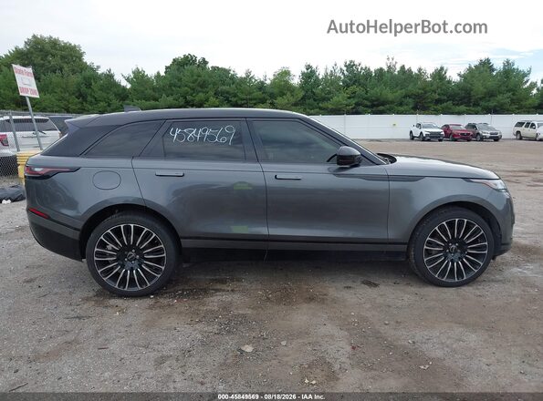 SALYB2EXXKA229225 2019 LAND ROVER RANGE ROVER VELAR Gray Սալոնի հետևի տեսք