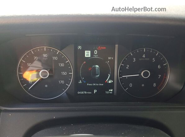 SALYB2EXXLA274165 2020 LAND ROVER RANGE Red ხელსაწყოთა პანელის ხედი