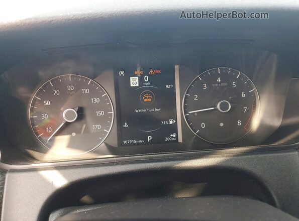 SALYB2RX0JA777761 2018 LAND ROVER RANGE Black Սարքավորումների վահանակի տեսք
