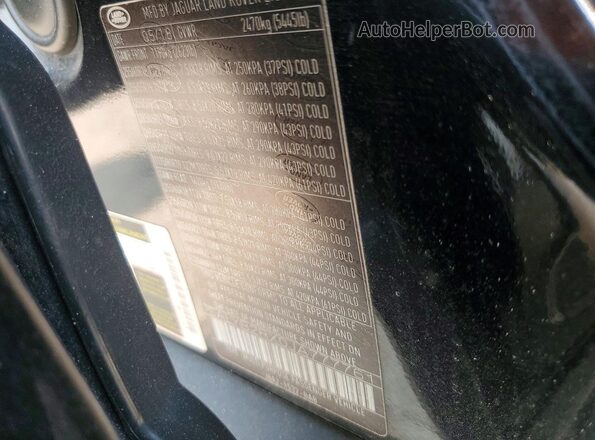SALYB2RX0JA777761 2018 LAND ROVER RANGE Black VIN կոդի պիտակի տեսք