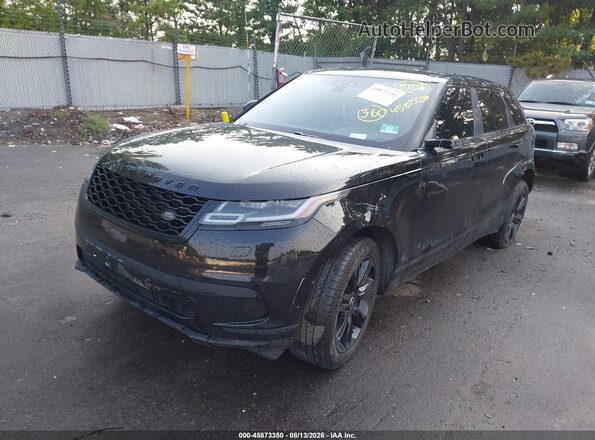 SALYB2RX1JA725300 2018 LAND ROVER RANGE ROVER VELAR Black წინა მარცხენა ხედი სამი მეოთხედიდან