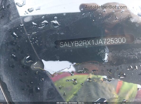 SALYB2RX1JA725300 2018 LAND ROVER RANGE ROVER VELAR Black 