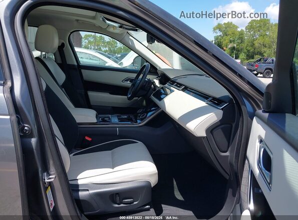 SALYB2RX2JA778006 2018 LAND ROVER RANGE ROVER VELAR Gray Widok wnętrza z przodu