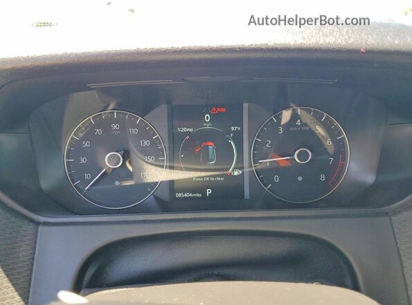 SALYK2EX0LA287815 2020 LAND ROVER RANGE Gray Вид щитка приладів