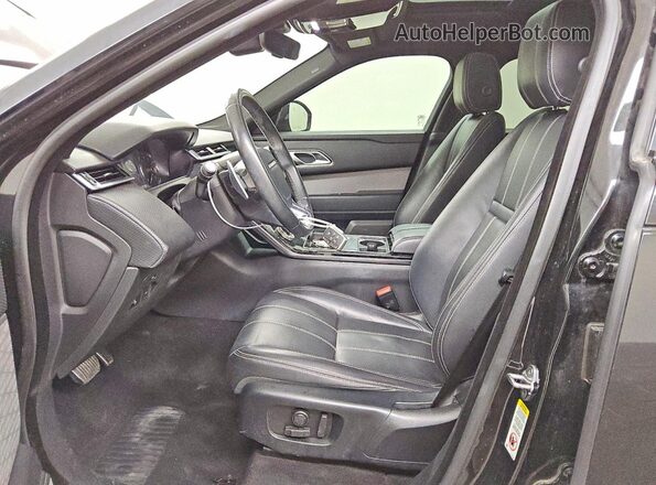 SALYK2EX7LA255430 2020 LAND ROVER RANGE Black წინა სალონის ხედი