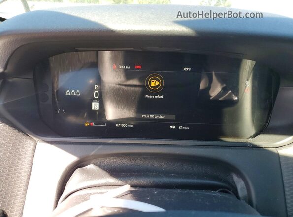 SALYK2EX7LA257565 2020 LAND ROVER RANGE Black Widok zestawu wskaźników