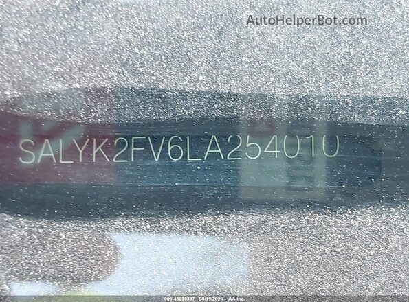 SALYK2FV6LA254010 2020 LAND ROVER RANGE ROVER VELAR Серый Вид подкапотного пространства