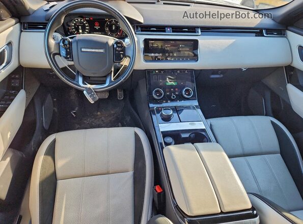 SALYL2EN3KA203755 2019 LAND ROVER RANGE Gray Widok deski rozdzielczej