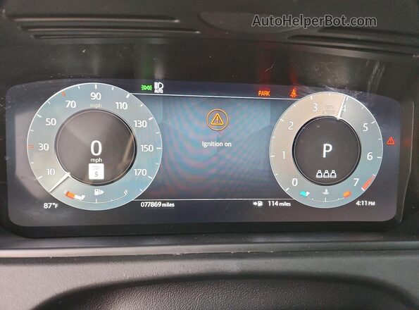 SALYL2EX2RA371771 2024 LAND ROVER RANGE Gray ხელსაწყოთა პანელის ხედი