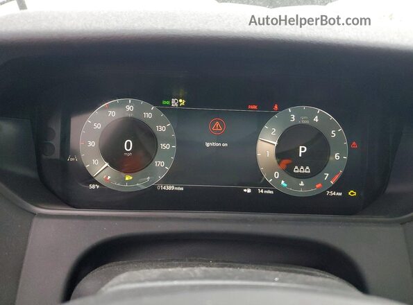 SALYL2EX4SA393972 2025 LAND ROVER RANGE Black ხელსაწყოთა პანელის ხედი
