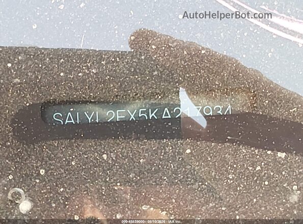 SALYL2EX5KA217934 2019 LAND ROVER RANGE ROVER VELAR Бордовый Вид подкапотного пространства