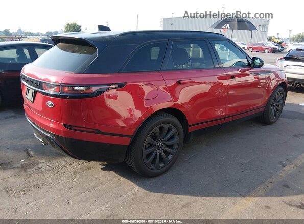 SALYL2EX5KA217934 2019 LAND ROVER RANGE ROVER VELAR Бордовый Задняя правая четверть
