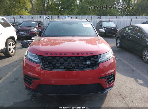 SALYL2EX5KA217934 2019 LAND ROVER RANGE ROVER VELAR Бордовый Вид щитка приборов