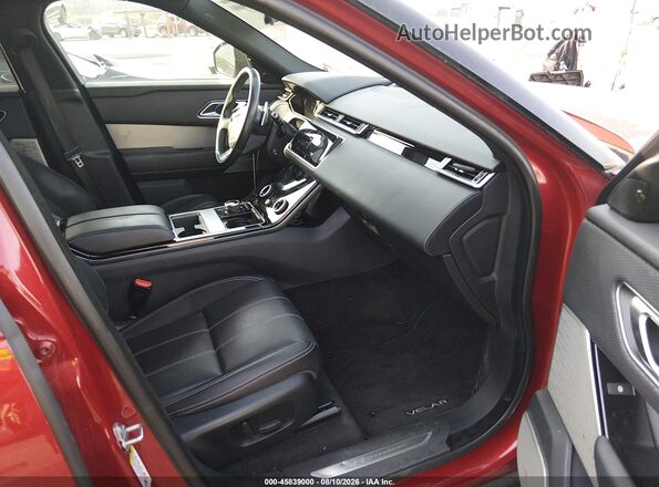 SALYL2EX5KA217934 2019 LAND ROVER RANGE ROVER VELAR Бордовый Вид салона спереди