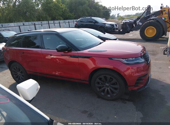 SALYL2EX5KA217934 2019 LAND ROVER RANGE ROVER VELAR Бордовый Вид задней части салона