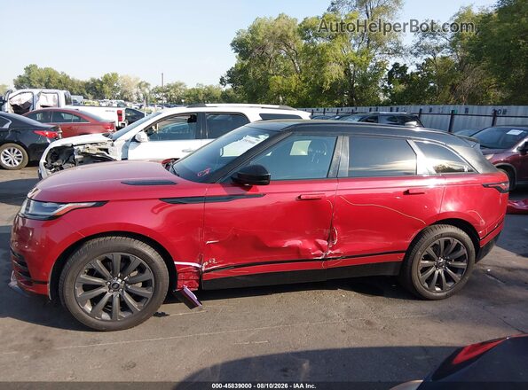 SALYL2EX5KA217934 2019 LAND ROVER RANGE ROVER VELAR Бордовый Панорамный вид салона 360°