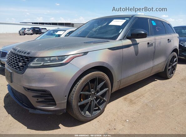 SALYL2EX7KA204067 2019 LAND ROVER RANGE ROVER VELAR Purple Vista tres cuartos delantera izquierda