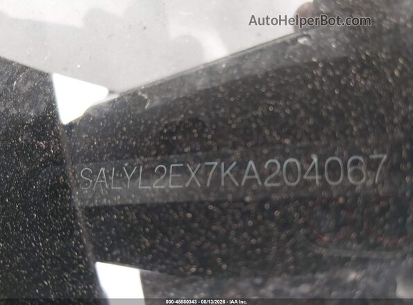 SALYL2EX7KA204067 2019 LAND ROVER RANGE ROVER VELAR Purple Vista del compartimento del motor