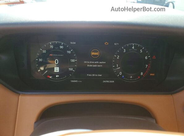 SALYL2EX7KA797252 2019 LAND ROVER RANGE Черный Вид щитка приборов