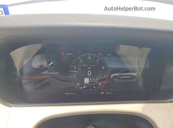SALYL2FV4KA226377 2019 LAND ROVER RANGE White Vista del cuadro de instrumentos