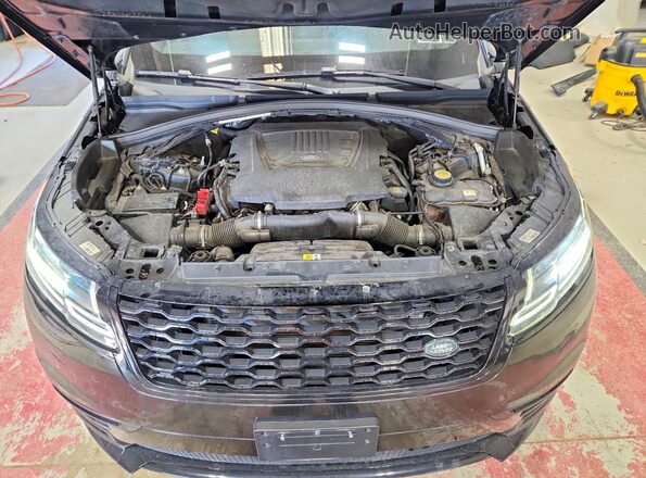 SALYL2RV2JA755773 2018 LAND ROVER RANGE Black უკანა სალონის ხედი