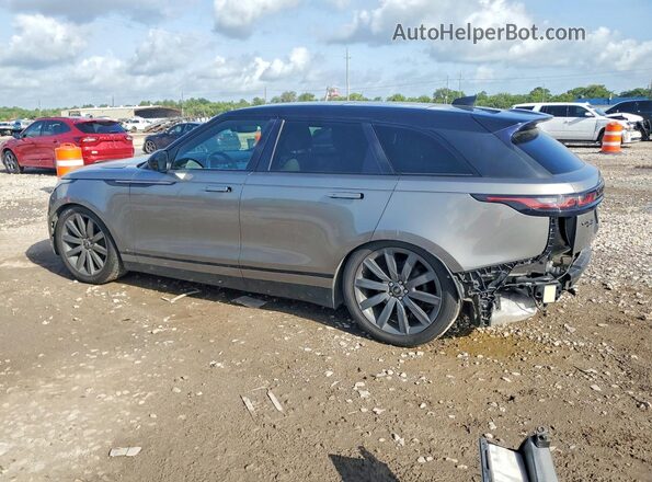 SALYL2RV6JA709301 2018 LAND ROVER RANGE Gray Trasero izquierdo