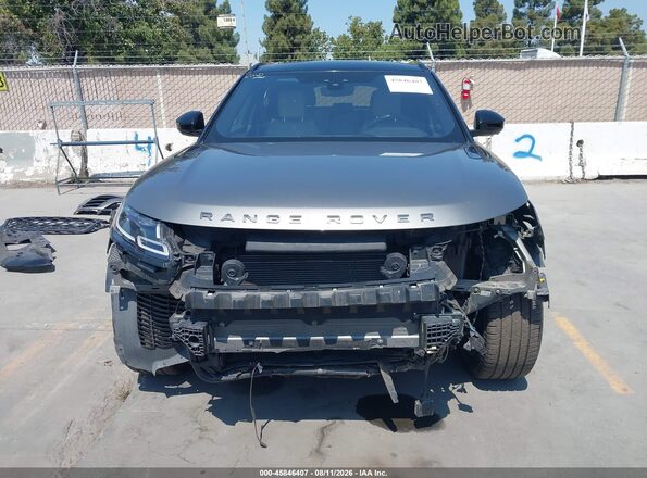 SALYM2EV0KA203905 2019 LAND ROVER RANGE ROVER VELAR Gray უკანა სალონის ხედი