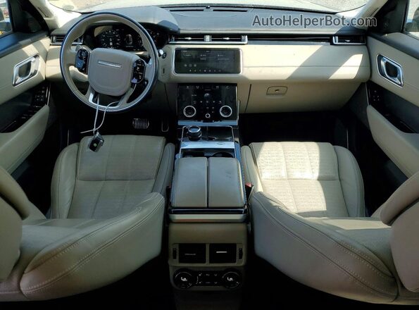 SALYM2EV2KA787613 2019 LAND ROVER RANGE Серебряный Вид панели приборов