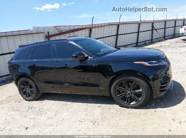 SALYM2EVXLA237982 2020 LAND ROVER RANGE ROVER VELAR Black უკანა სალონის ხედი