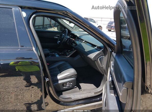 SALYM2EVXLA237982 2020 LAND ROVER RANGE ROVER VELAR Black წინა სალონის ხედი