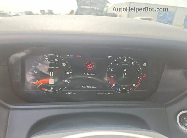 SALYM2RX2JA741998 2018 LAND ROVER RANGE White Սարքավորումների վահանակի տեսք