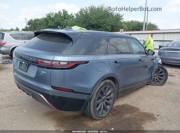 SALYT2EX4NA344145 2022 LAND ROVER RANGE ROVER VELAR Blue Trasero derecho