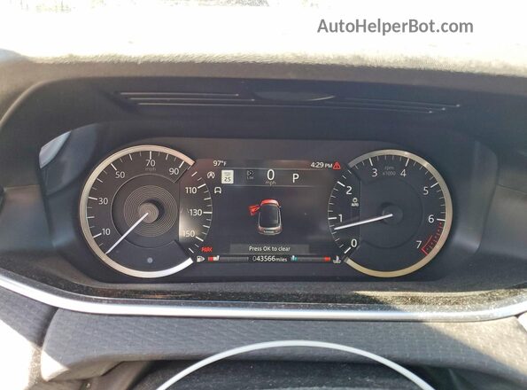 SALZJ2FX6LH106147 2020 LAND ROVER RANGE Белый Вид щитка приборов